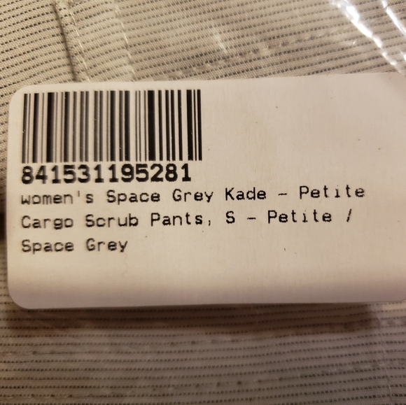 Figs Space Grey NWT Small Petite Kade Pants - Picture 2 of 3